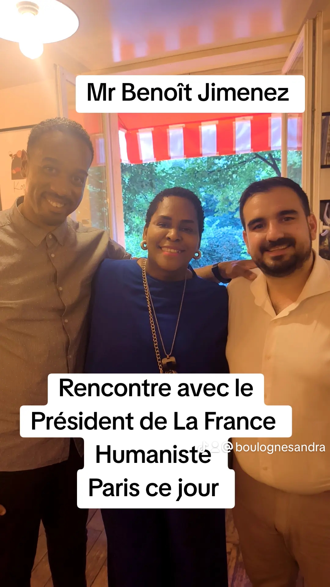 Rencontre avec Benoît Jimenez, président de La France Humaniste, à Paris