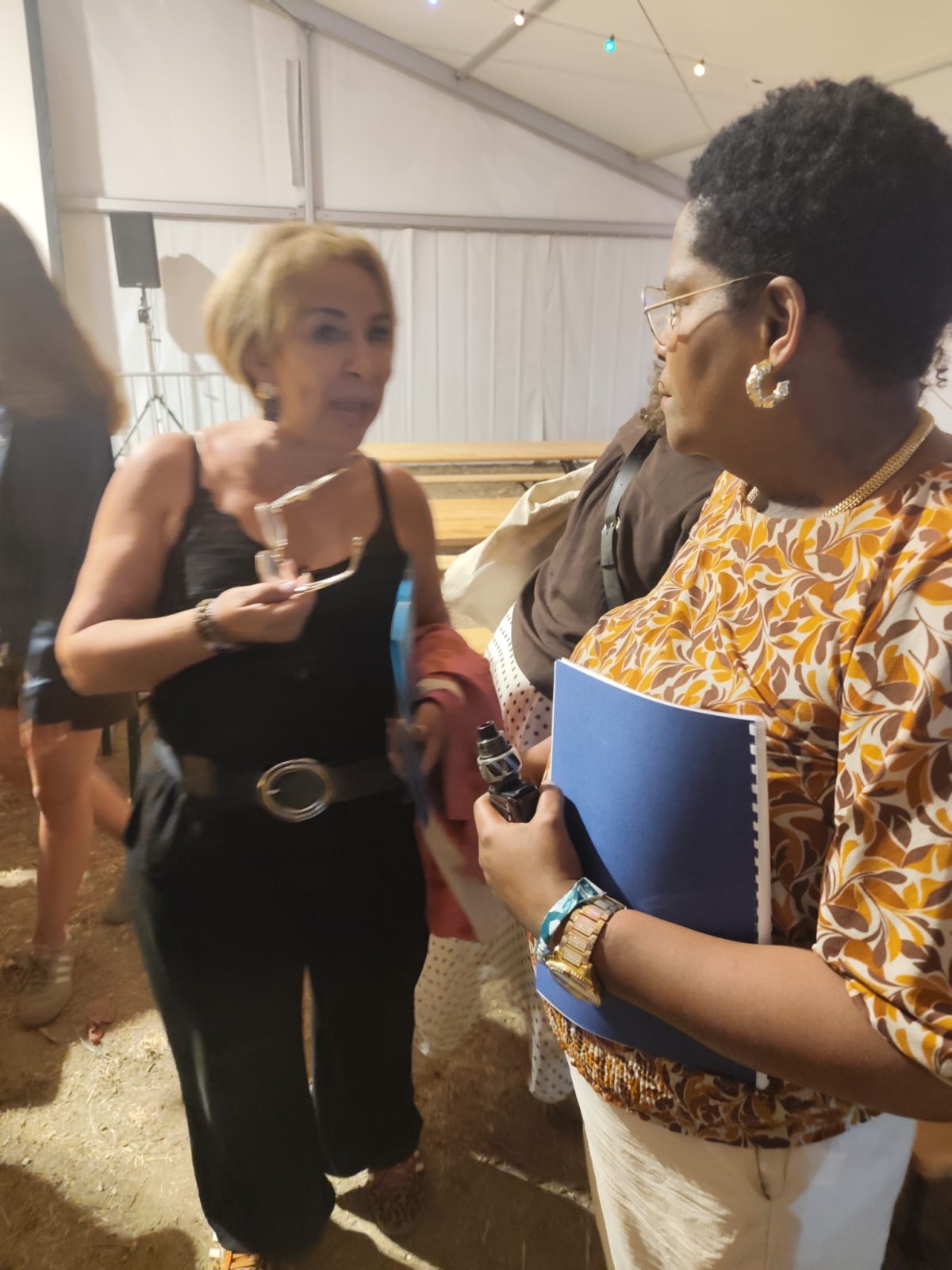 Sandra Boulogne et Zahia Hamdane, députée de la Somme